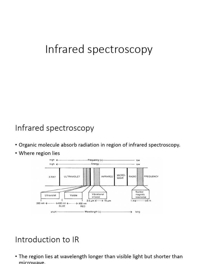 Infrared Spectroscopy 2 | PDF | Infrared Spectroscopy | Electromagnetic ...