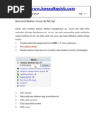 Download Konversi Database Access Ke Mysql by Ir Joes Santo SN88329200 doc pdf