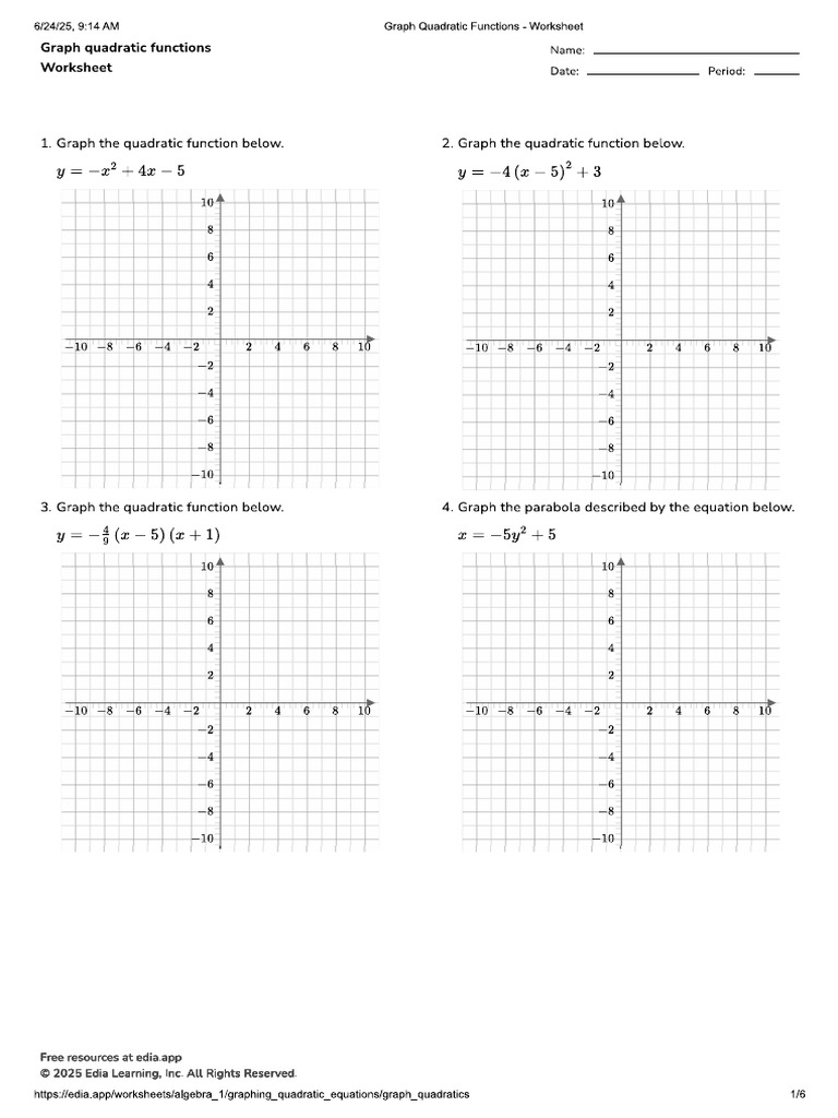 Graphs | PDF