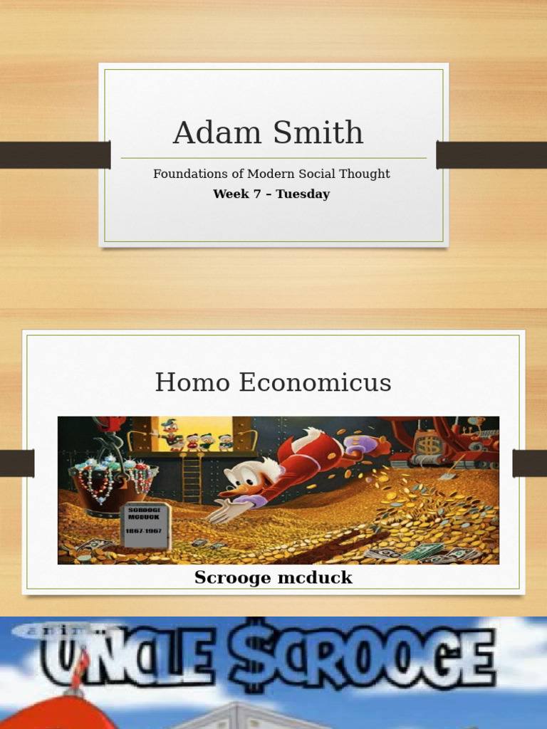 Adam Smith - Week 7 - Tuesday | PDF | Social Psychology | Liberal Arts ...