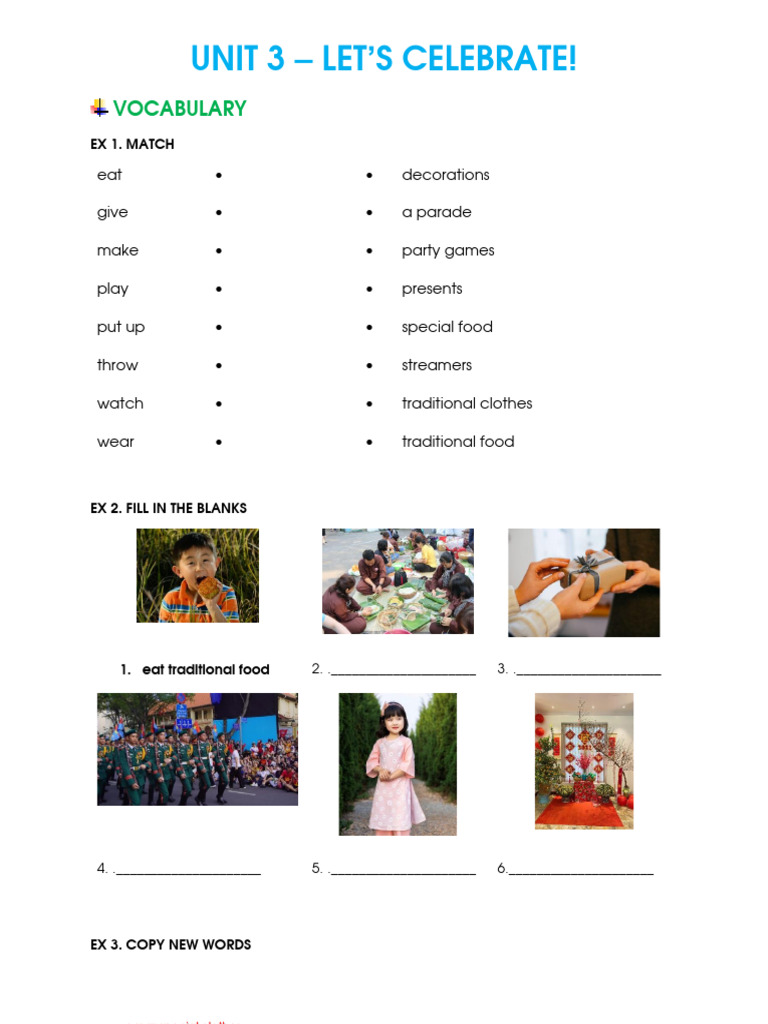 Answer Key for Unit 3 Activities | PDF