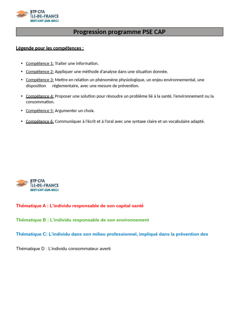 Progression spiralaire PSE CAP | PDF | Infection sexuellement ...
