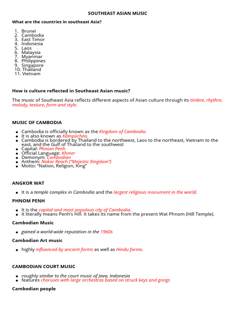 SOUTHEAST-ASIAN-MUSIC - Docx 20230901 080712 0000 | PDF