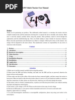 GPS Vehicle Tracker User Manual