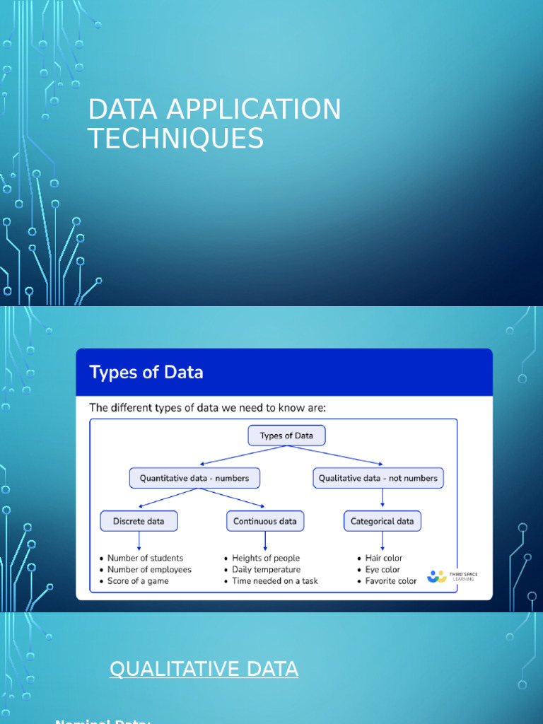 Data Application Techniques1 | PDF