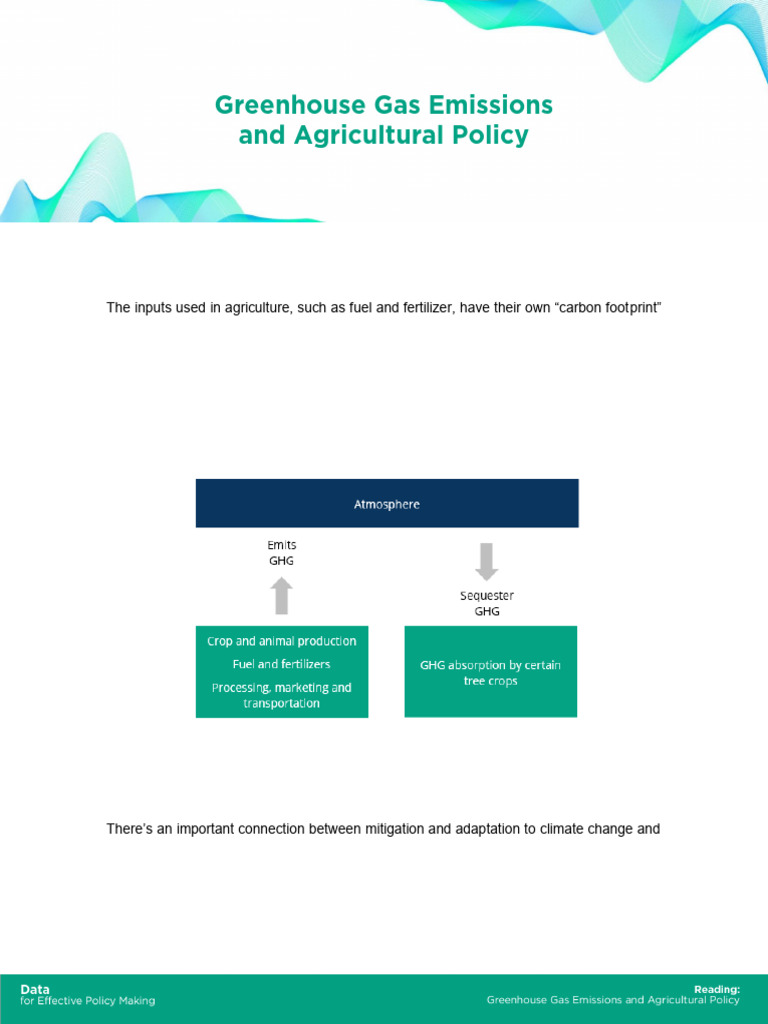 GHG Emissions and Jamaican Agriculture Policy | PDF | Greenhouse Gas ...