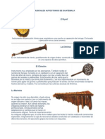 Instrumentos Musicales Folkloricos de Guatemala