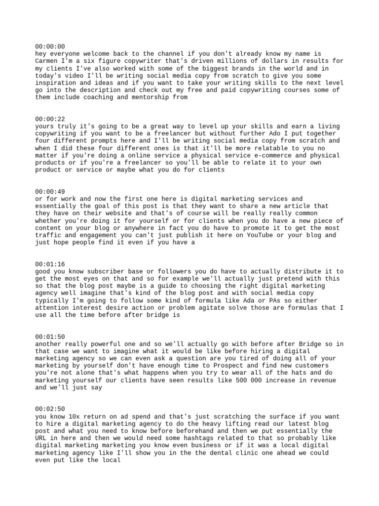 Social Media Copywriting for Dentists | PDF | Search Engine ...