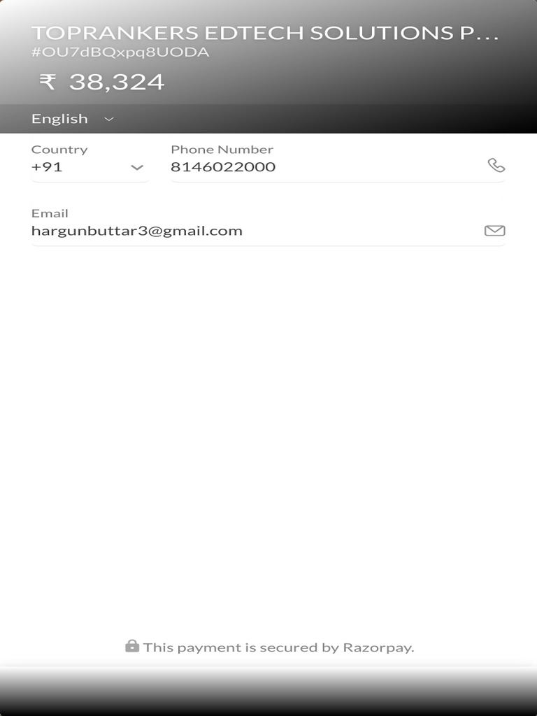 Toprankers Edtech Solutions Private Limited - Payment Link ...