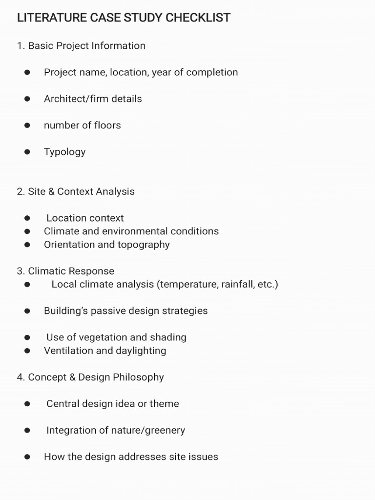 Literature Case Study | PDF