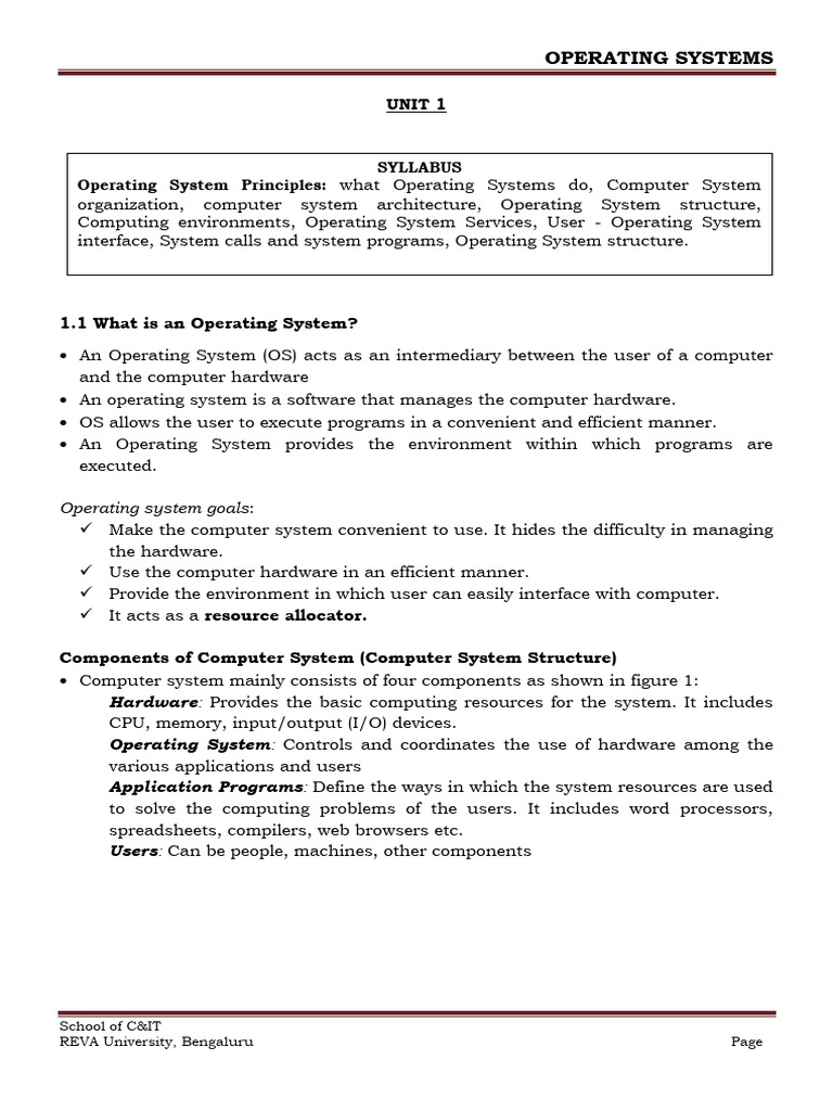 Understanding Operating Systems Basics | PDF | Operating System ...