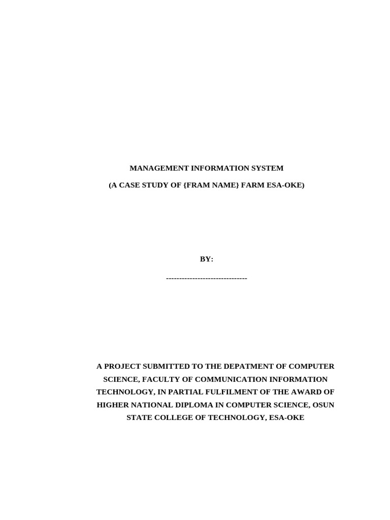 Farm Management Information System Analysis | PDF | Agriculture ...