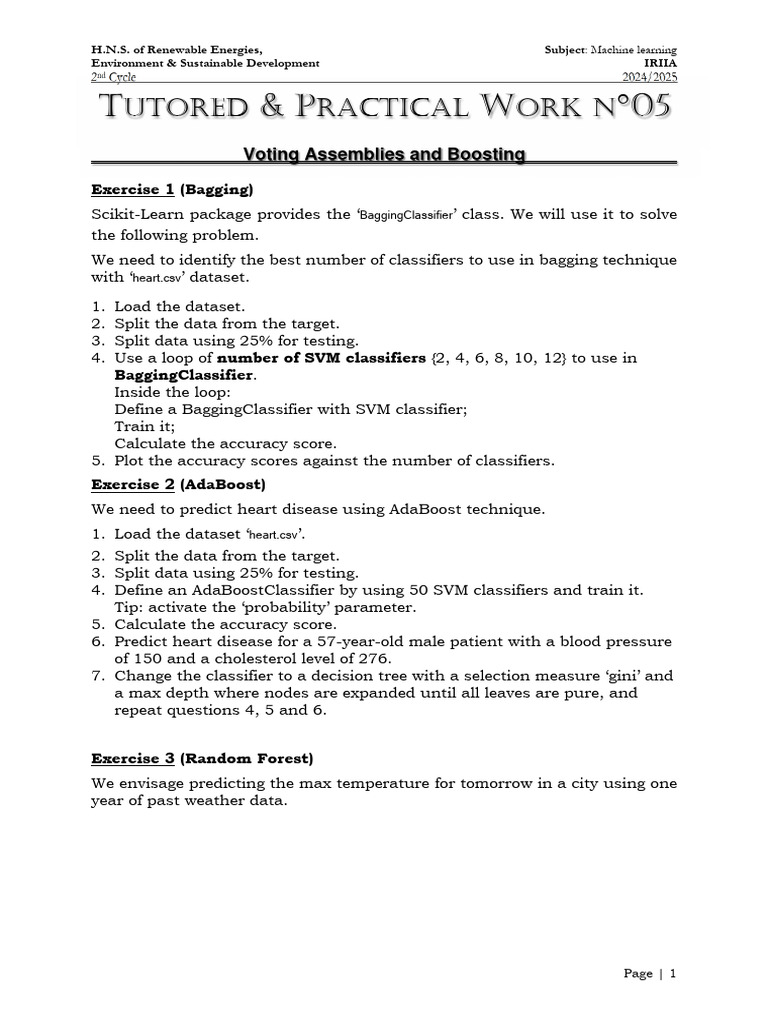 Machine Learning Techniques in Python | PDF | Applied Mathematics ...