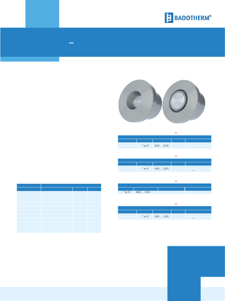 BHS Type Seal Specifications and Applications | PDF | Pipe (Fluid ...