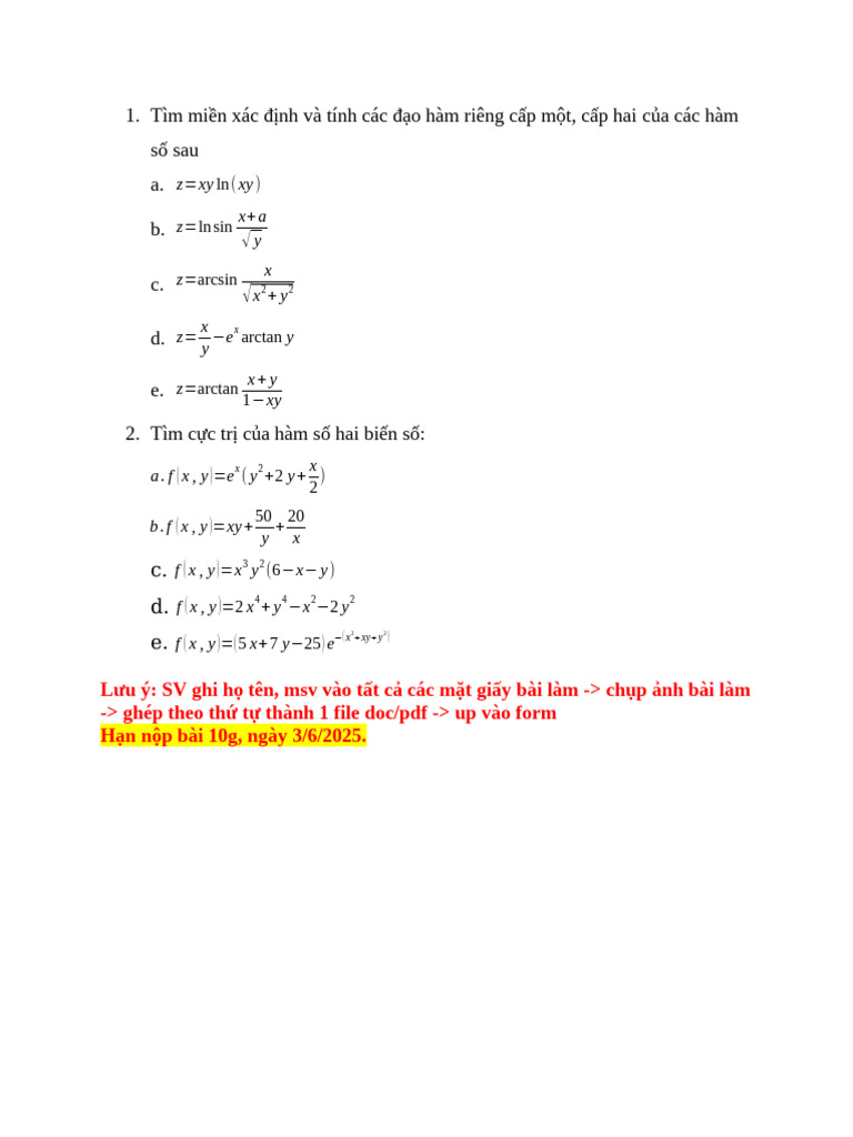 KT Chương 1 GT2 | PDF