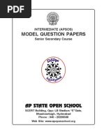 Intermediate Model Question Papers