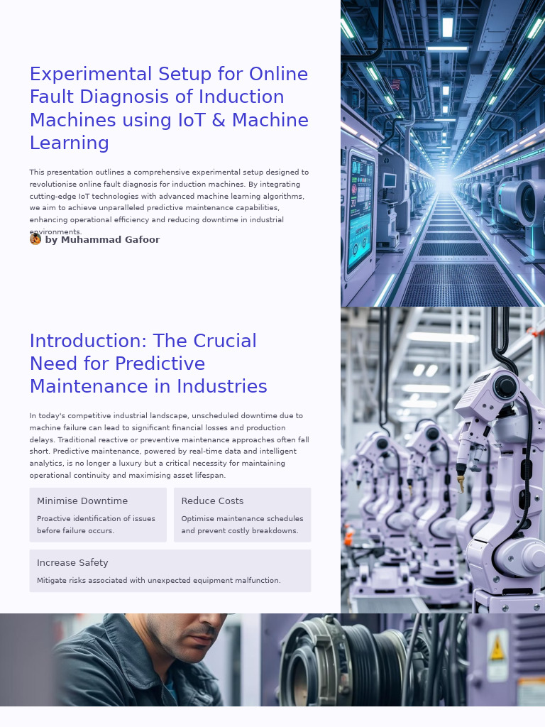 IoT & ML for Induction Machine Fault Diagnosis | PDF | Internet Of ...