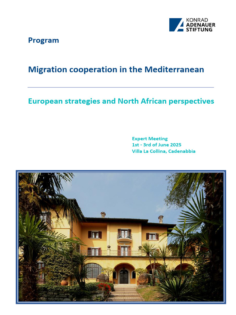 Migration Cooperation in the Mediterranean | PDF | Human Migration ...