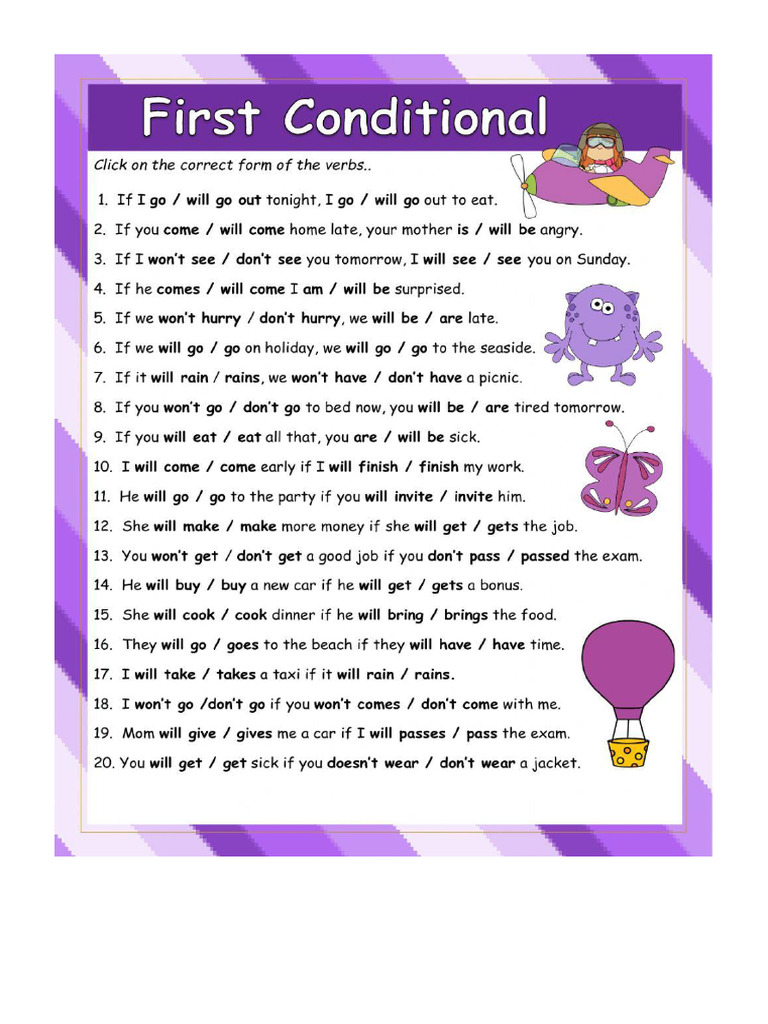 1st Conditional | PDF