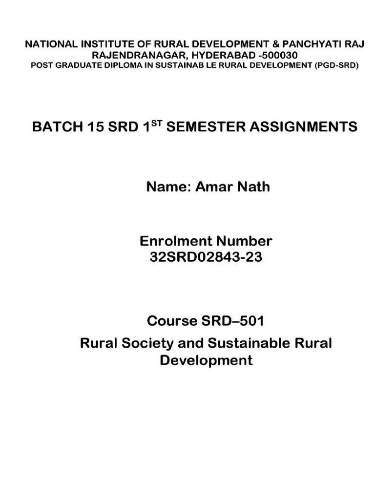 SRD 501 | PDF