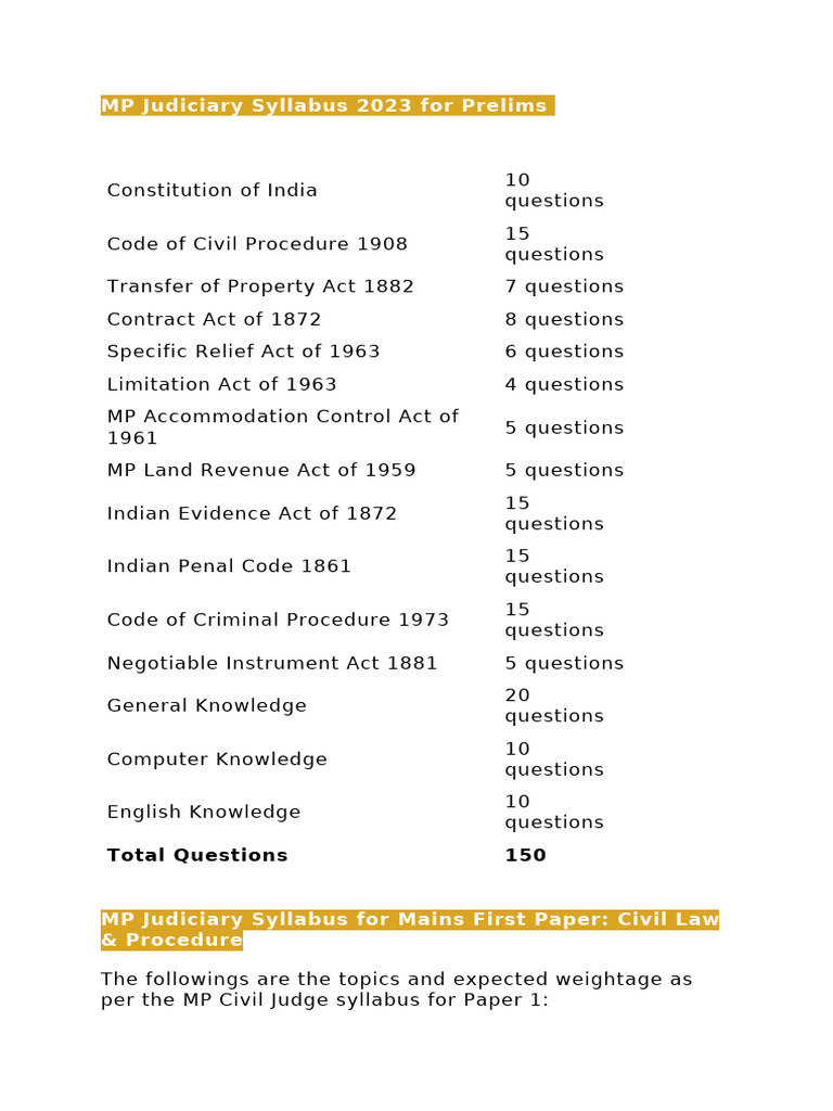 MP Judiciary | PDF | Judgment (Law) | Judiciaries