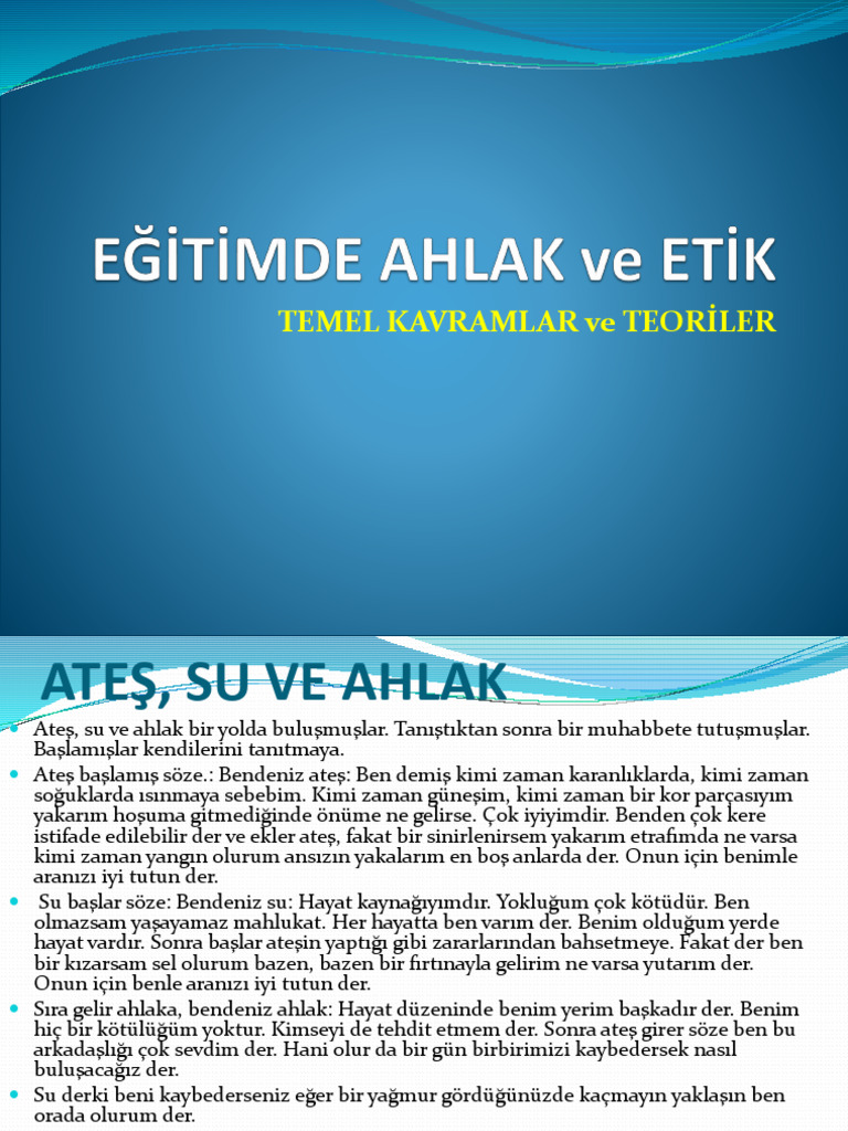 Hafta Temel Kavramlar | PDF