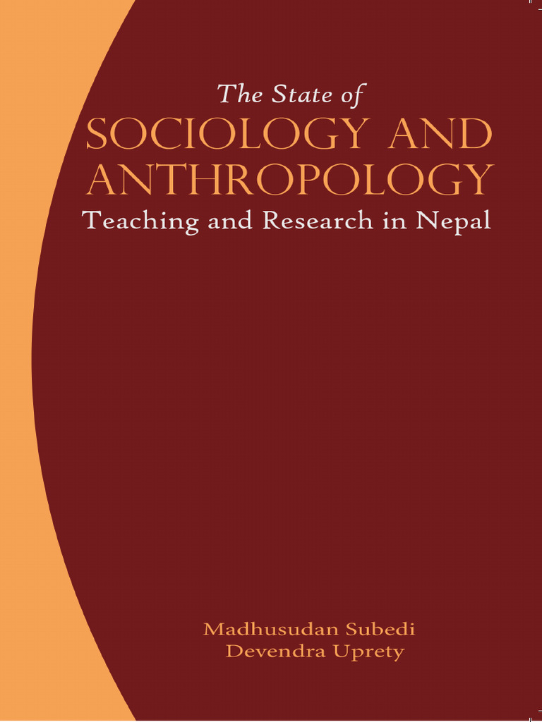 Sociology and Anthropology in Nepal | PDF | Sociology | Anthropology
