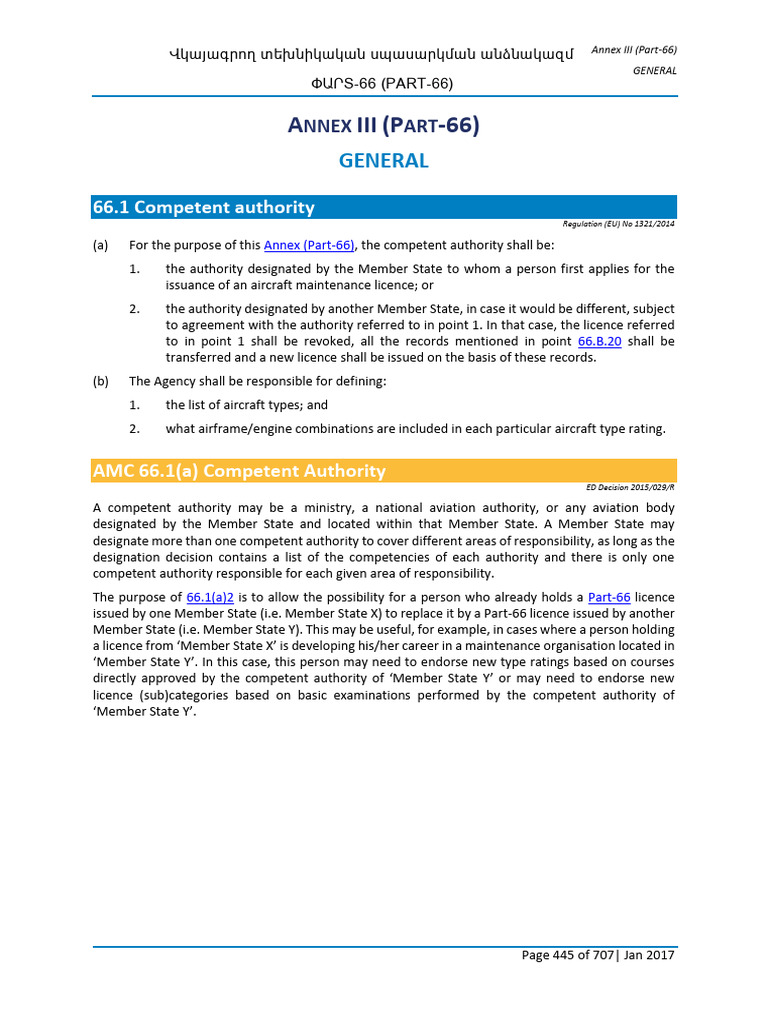 Competent Authority in Aircraft Licensing | PDF | Aircraft | Aviation