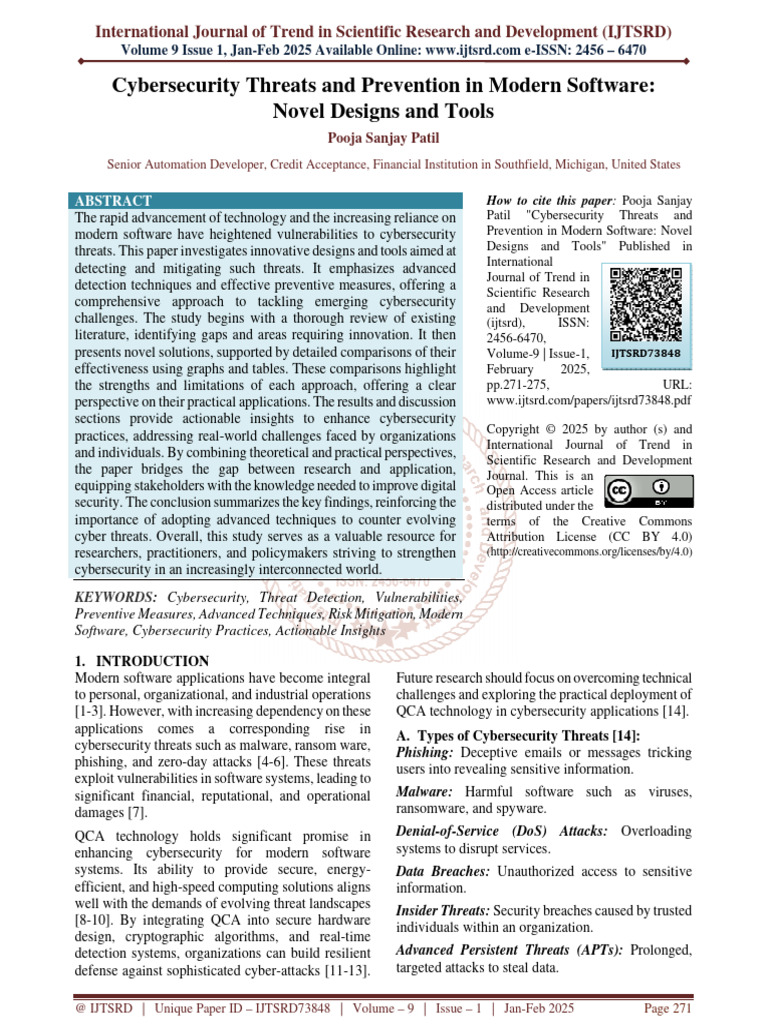 Cybersecurity Threats & Solutions 2025 | PDF | Security | Computer Security