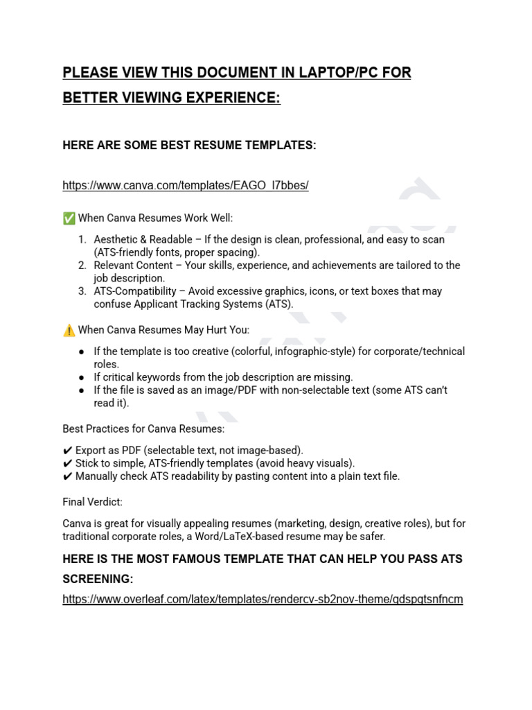 Cold DM Templates for Job Referrals | PDF | Résumé