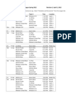 Midwest Select Youth Soccer League Spring 2012 Revision 2