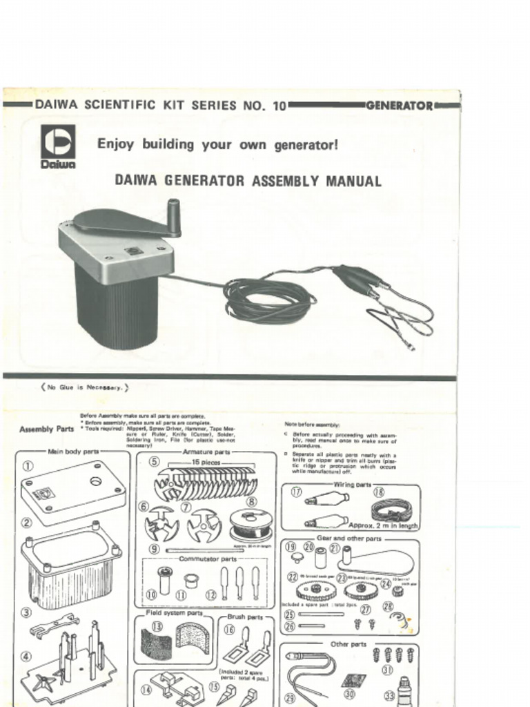 Enjoy Building Your Own Generator | PDF