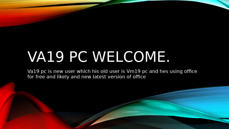 The Va19 New User | PDF