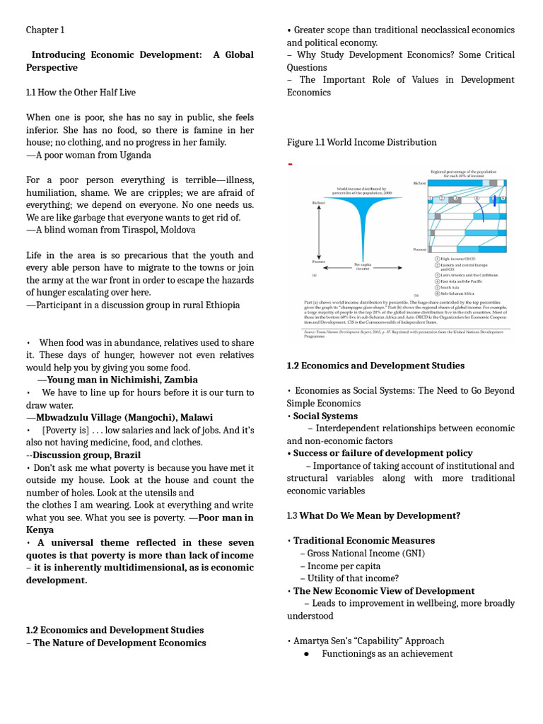 Understanding Economic Development Dynamics | PDF | Millennium ...