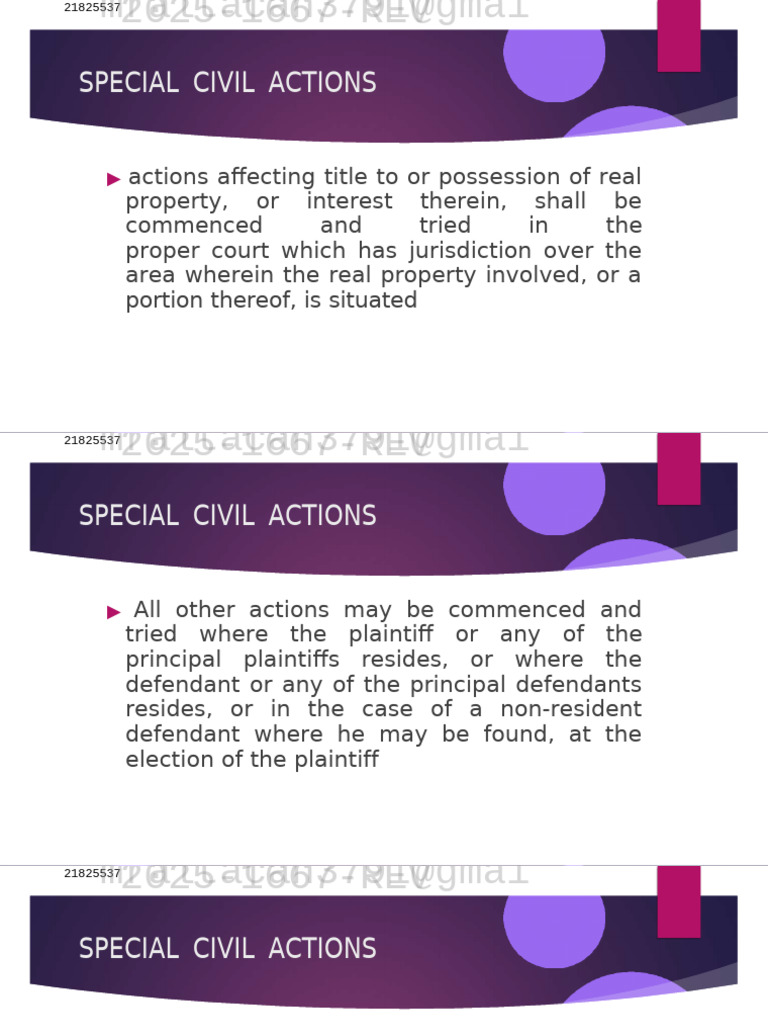 Special Civil Actions and Interpleader Rules | PDF | Legal Remedy | Lawsuit