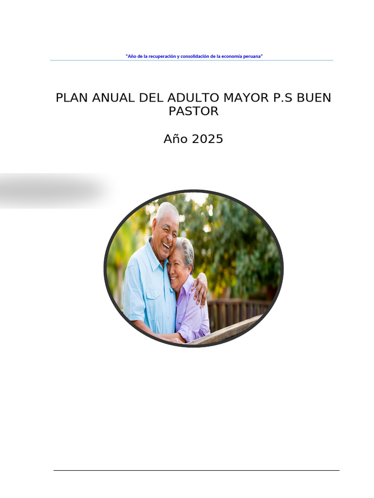 Plan de Salud para Adultos Mayores 2025 | PDF | Las enfermedades no ...