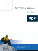 TEMS Indoor Backpack User S Manual