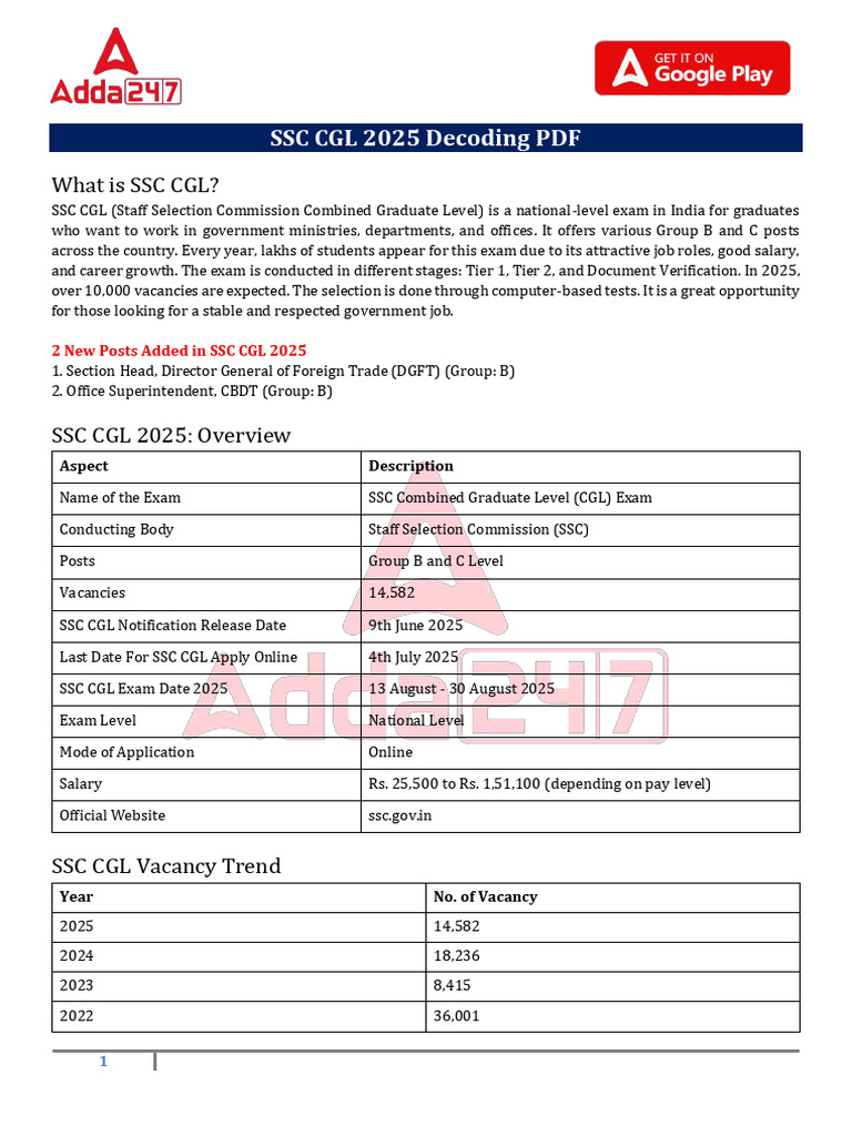 SSC CGL 2025 Decoding PDF - 6885 | PDF | Chemistry | Numbers