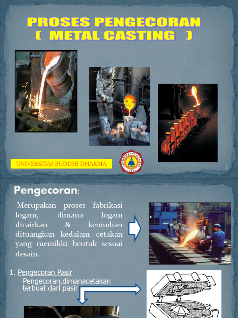 Proses Pengecoran Logam dan Tekniknya | PDF