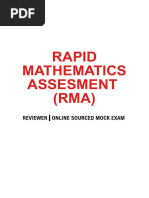 Grade 7-10 Math Assessment Answer Key | PDF