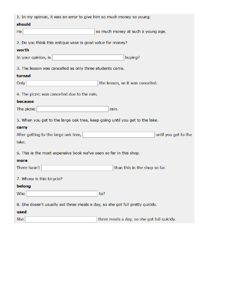 Rewrites | PDF