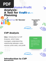 CVP Analysis Formulas Cheat Sheet | PDF