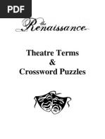 Download Theatre Terms  Crossword Puzzles by nghash SN88344601 doc pdf