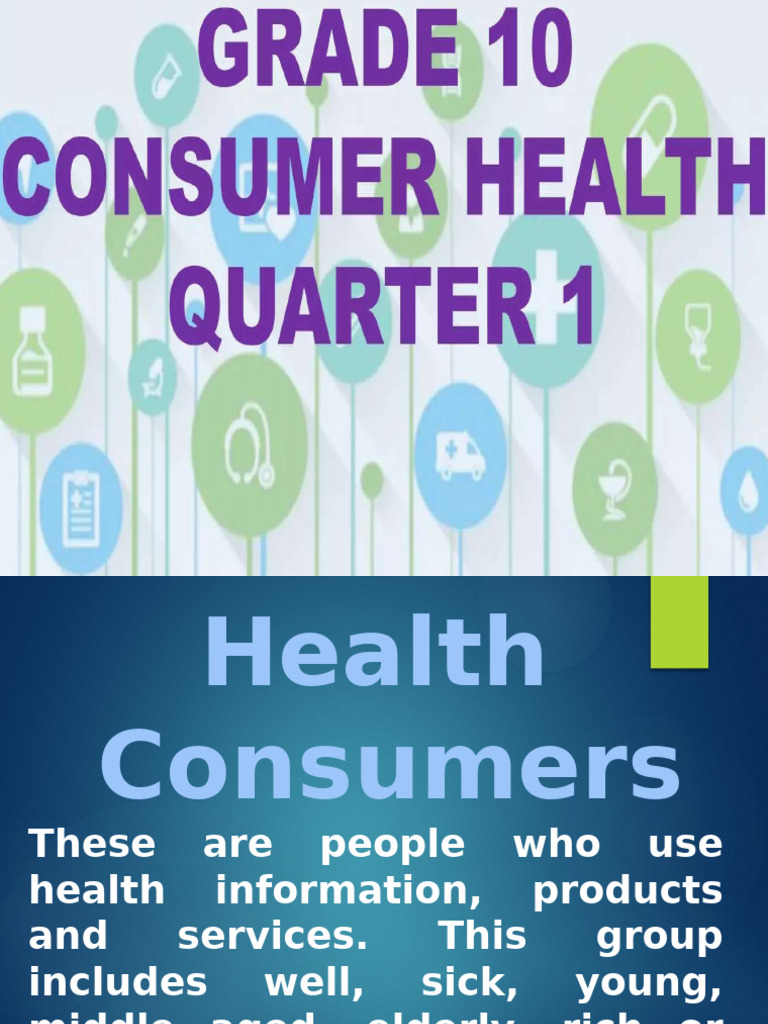 Understanding Health Consumers' Needs | PDF