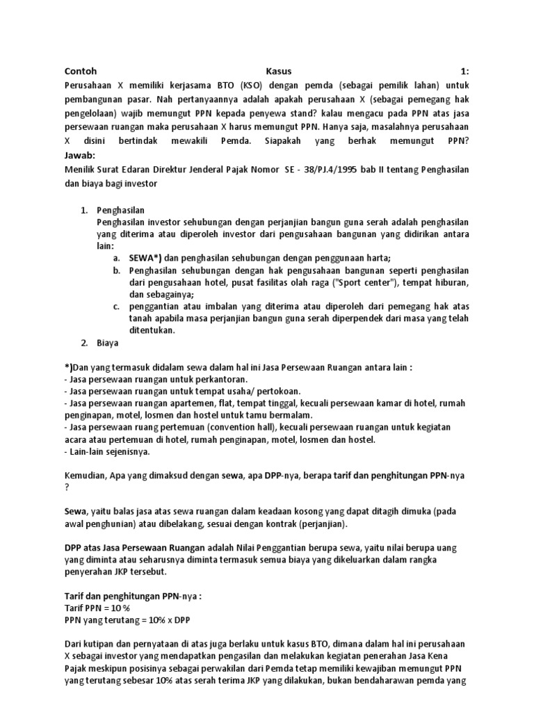 PPN pengertian dan contoh kasus pajak