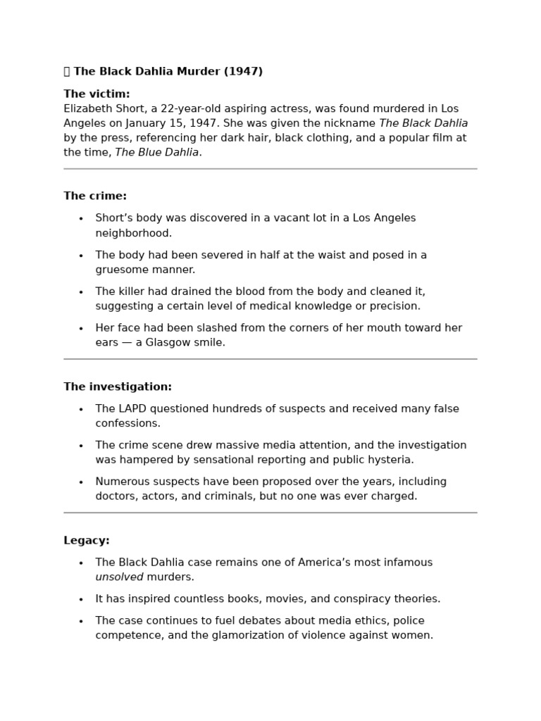 True Crime Case | PDF