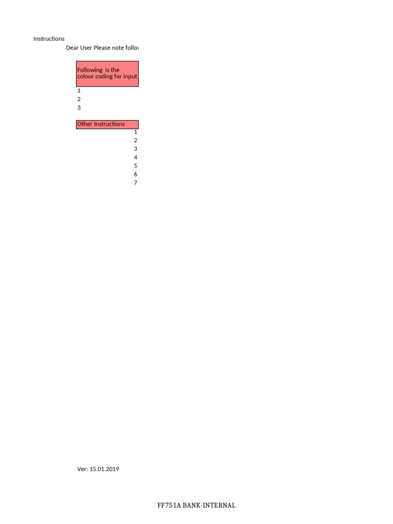 CMA Template Instructions for Financial Projections | PDF | Expense ...
