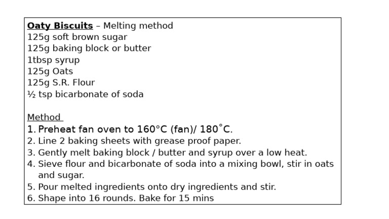 Oaty Biscuits 3 | PDF