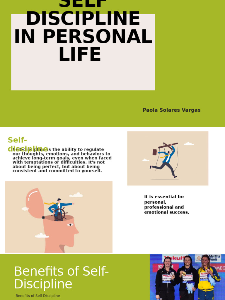 Self Discipline in Personal Life | PDF