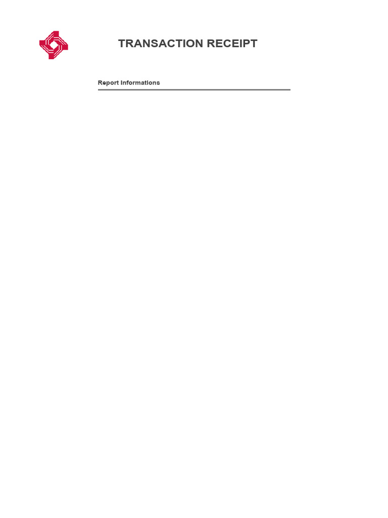 Mobile Banking Transaction Receipt | PDF